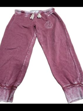 Pop Surf Women’s Maui Hawaii Mauve Mineral Wash Jogger Sweatpants Surf